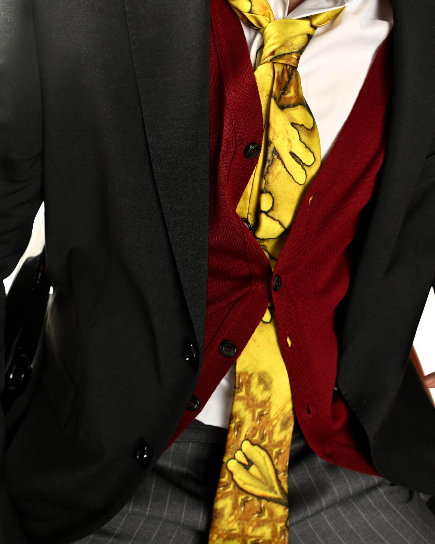 Yellow Sponge - Silk Tie