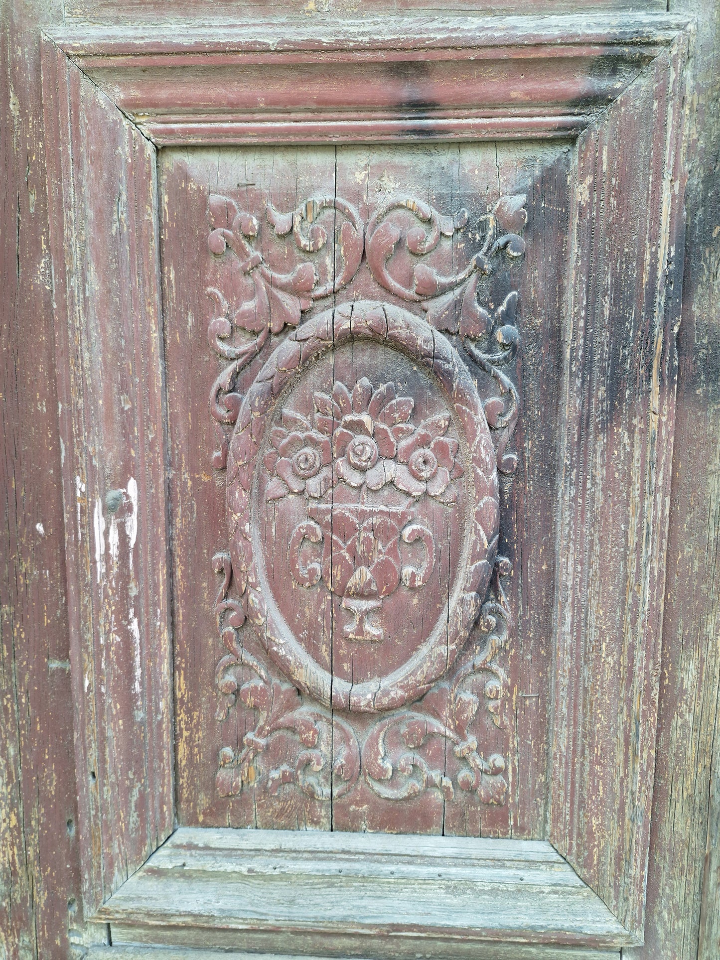 Wooden Hand-Carved Door Caftan Dress