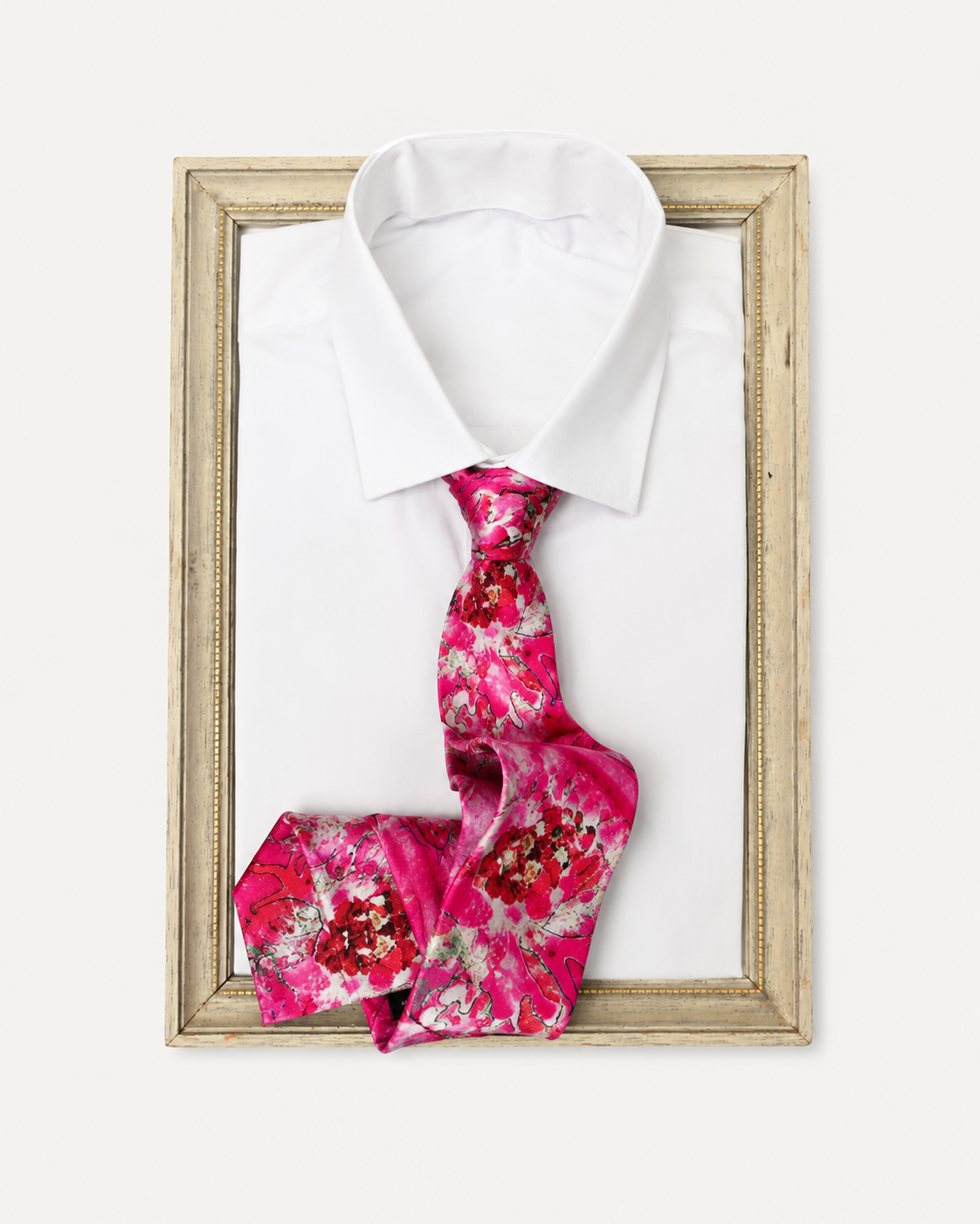 Pink Waves - Silk Tie