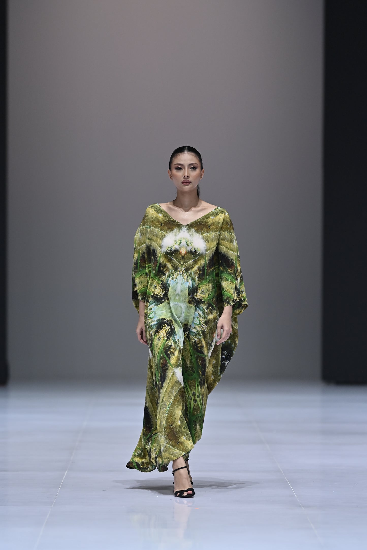 Marine Melodies Caftan Dress