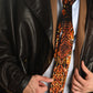 Brown Orbit - Silk Tie