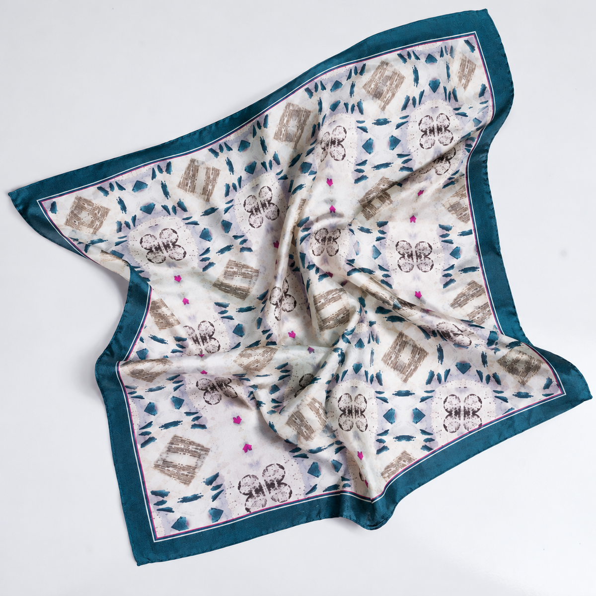 Halloumi | Cyprus-Inspired Silk Scarf